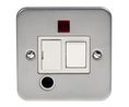 Wall Switch 2x ON-OFF Flush Mount 13A 250V Grey